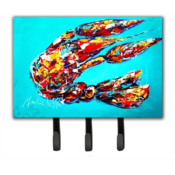 Micasa Lucy The Crawfish In Blue Leash Or Key Holder MI253303 - main